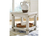 Carynhurst White Wash Gray End Table - Ornate Home