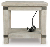 Carynhurst White Wash Gray End Table - Ornate Home