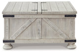 Carynhurst Whitewash Coffee Table (Online Special Price) - Ornate Home