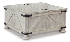 Carynhurst Whitewash Coffee Table and 2 End Tables - Ornate Home