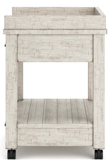 Carynhurst Whitewash Printer Stand - Ornate Home