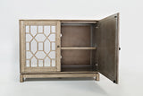 Casa Bella Vintage Silver 50 Mirrored Console - Ornate Home