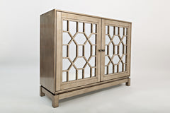 Casa Bella Vintage Silver 50 Mirrored Console - Ornate Home