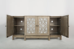 Casa Bella Vintage Silver 70 Mirrored Console - Ornate Home