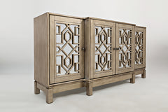 Casa Bella Vintage Silver 70 Mirrored Console - Ornate Home