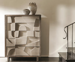 Casa Paros Bedrock/Playa Tall Drawer Chest - Ornate Home