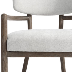 Casa Paros Playa/Light Beige Arm Chair - Ornate Home