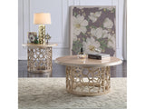 Cascade Champagne 3pc Coffee Table Set  / HD-8913CHAM - Ornate Home