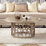 Cascade Champagne 3pc Coffee Table Set  / HD-8913CHAM - Ornate Home