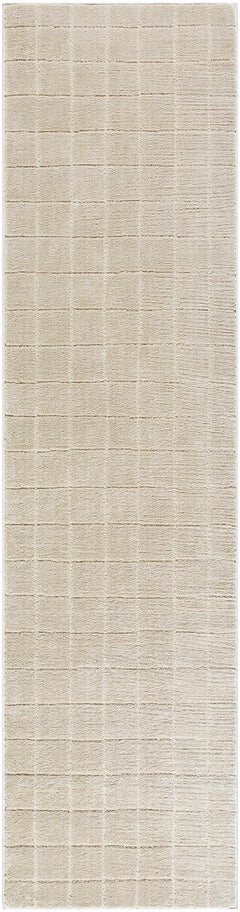 Cascade Checkered Beige Area Rug - Ornate Home