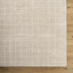 Cascade Checkered Beige Area Rug - Ornate Home