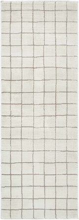 Cascade Checkered Ivory Area Rug - Ornate Home