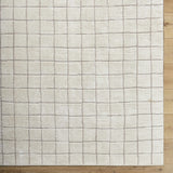 Cascade Checkered Ivory Area Rug - Ornate Home