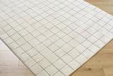 Cascade Checkered Ivory Area Rug - Ornate Home