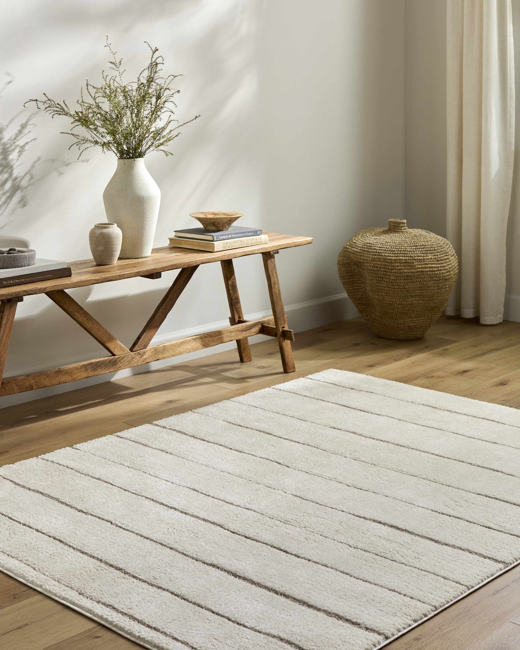 Cascade Cream Area Rug - Ornate Home