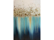Cascade Hand Painted Textured Large Canvas Wall Art - Ornate Home