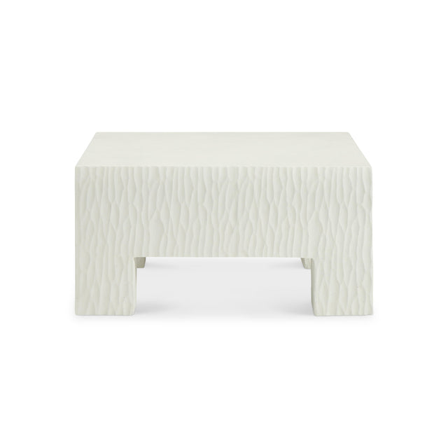 Cascade White Outdoor Cocktail Table - Ornate Home