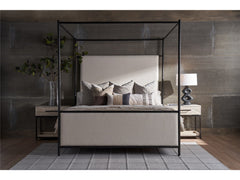 CascadeBronze/Berber Fleece King Canopy Bed - Ornate Home
