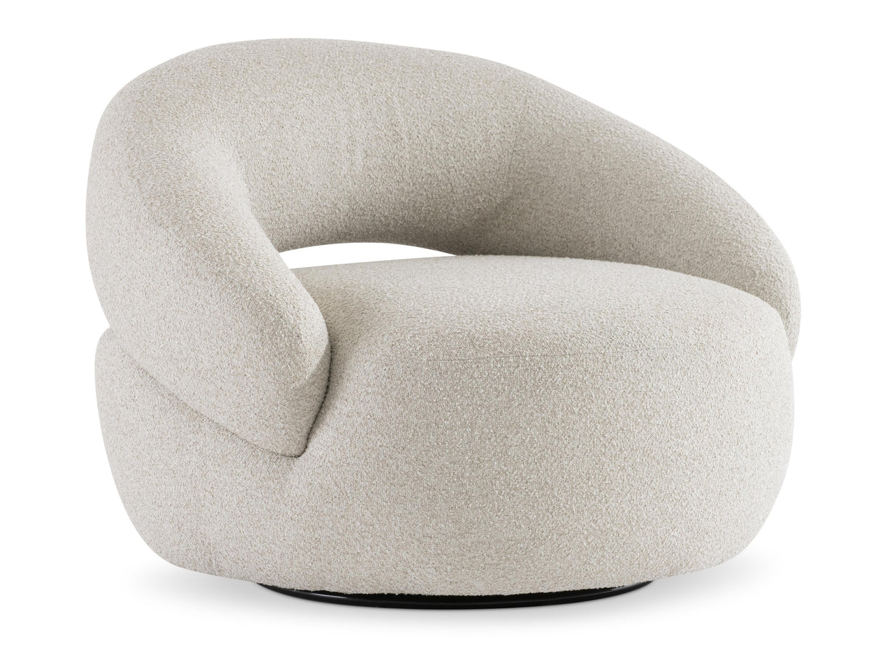 Cascais Beige/Tan Outdoor Swivel Chair - Ornate Home