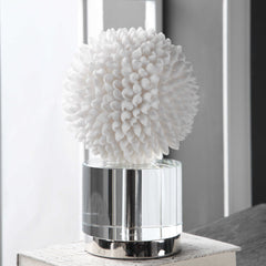 Cascara White Sculpture - Ornate Home