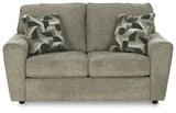 Cascilla Pewter Loveseat (Online Special Price) - Ornate Home