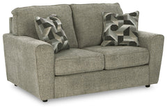 Cascilla Pewter Loveseat - Ornate Home