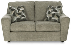 Cascilla Pewter Loveseat - Ornate Home