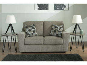 Cascilla Pewter Loveseat - Ornate Home