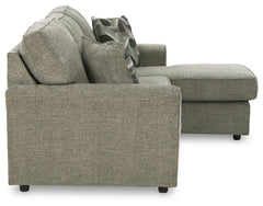 Cascilla Pewter Sofa Chaise and Loveseat - Ornate Home