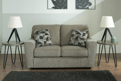 Cascilla Pewter Sofa Chaise and Loveseat - Ornate Home