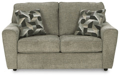 Cascilla Pewter Sofa, Loveseat, Chair and Ottoman - Ornate Home