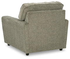 Cascilla Pewter Sofa, Loveseat, Chair and Ottoman - Ornate Home