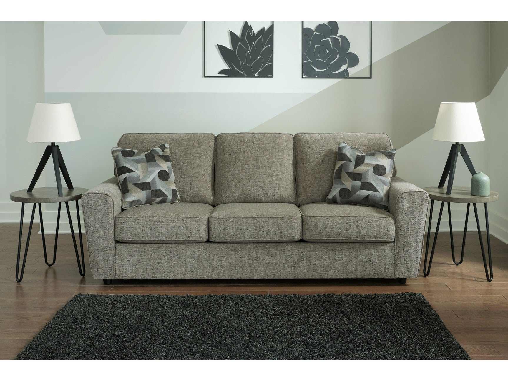 Cascilla Pewter Sofa - Ornate Home