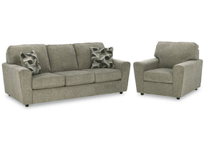 Cascilla Pewter Sofa and Chair - Ornate Home