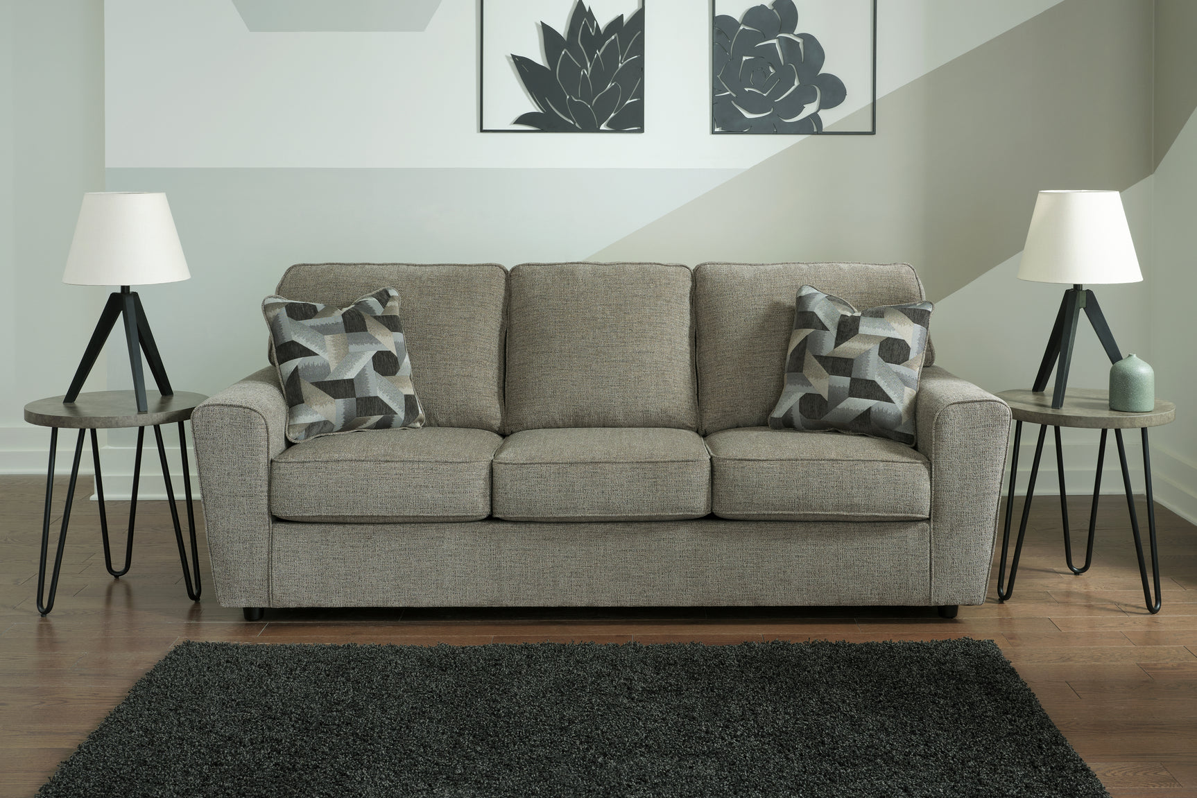 Cascilla Pewter Sofa and Chair - Ornate Home