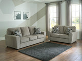 Cascilla Pewter Sofa and Loveseat - Ornate Home