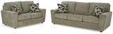 Cascilla Pewter Sofa and Loveseat - Ornate Home