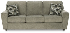 Cascilla Pewter Sofa and Loveseat - Ornate Home