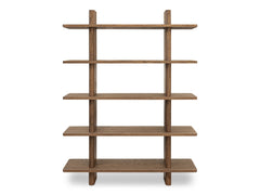 Casey Dark Brown Large Bookcase - Ornate Home