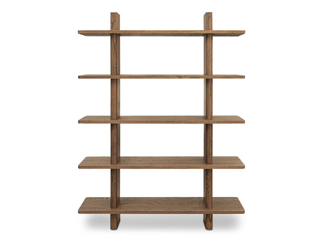 Casey Dark Brown Large Bookcase - Ornate Home