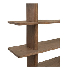 Casey Dark Brown Large Bookcase - Ornate Home