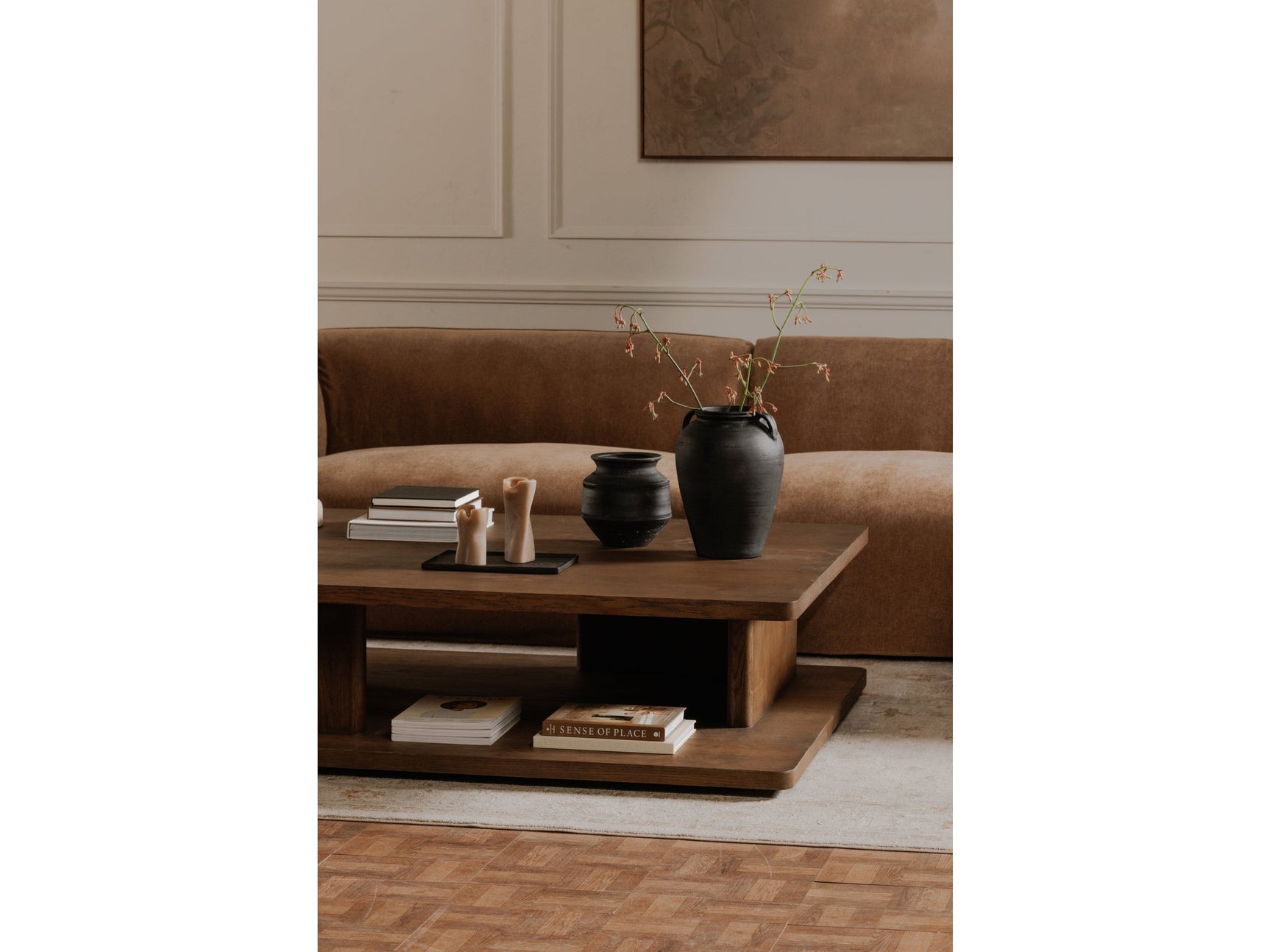 Casey Dark Brown Large Coffee Table - Ornate Home