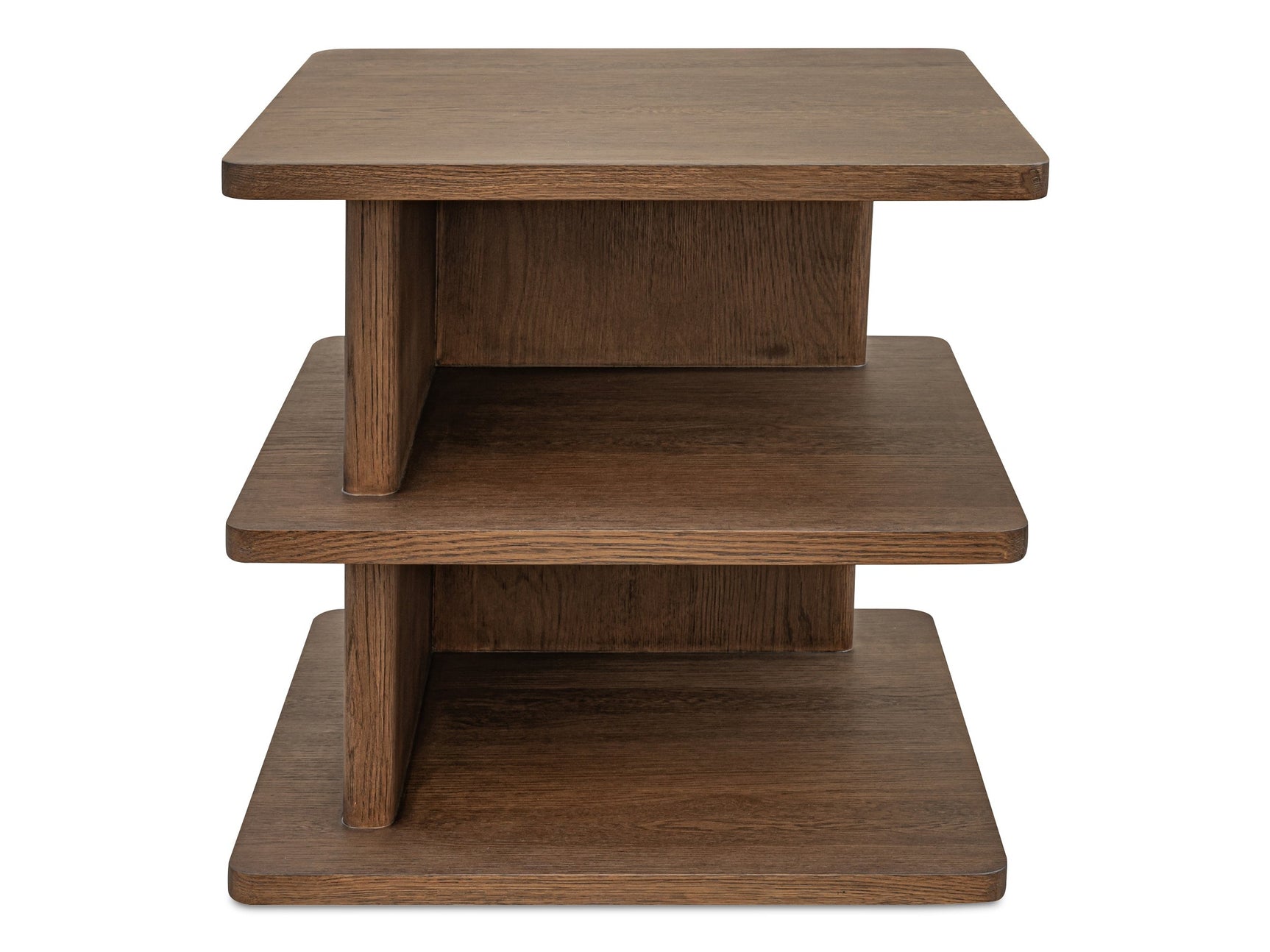 Casey Dark Brown Side Table - Ornate Home