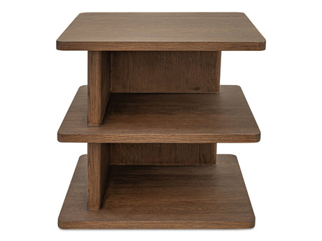 Casey Dark Brown Side Table - Ornate Home