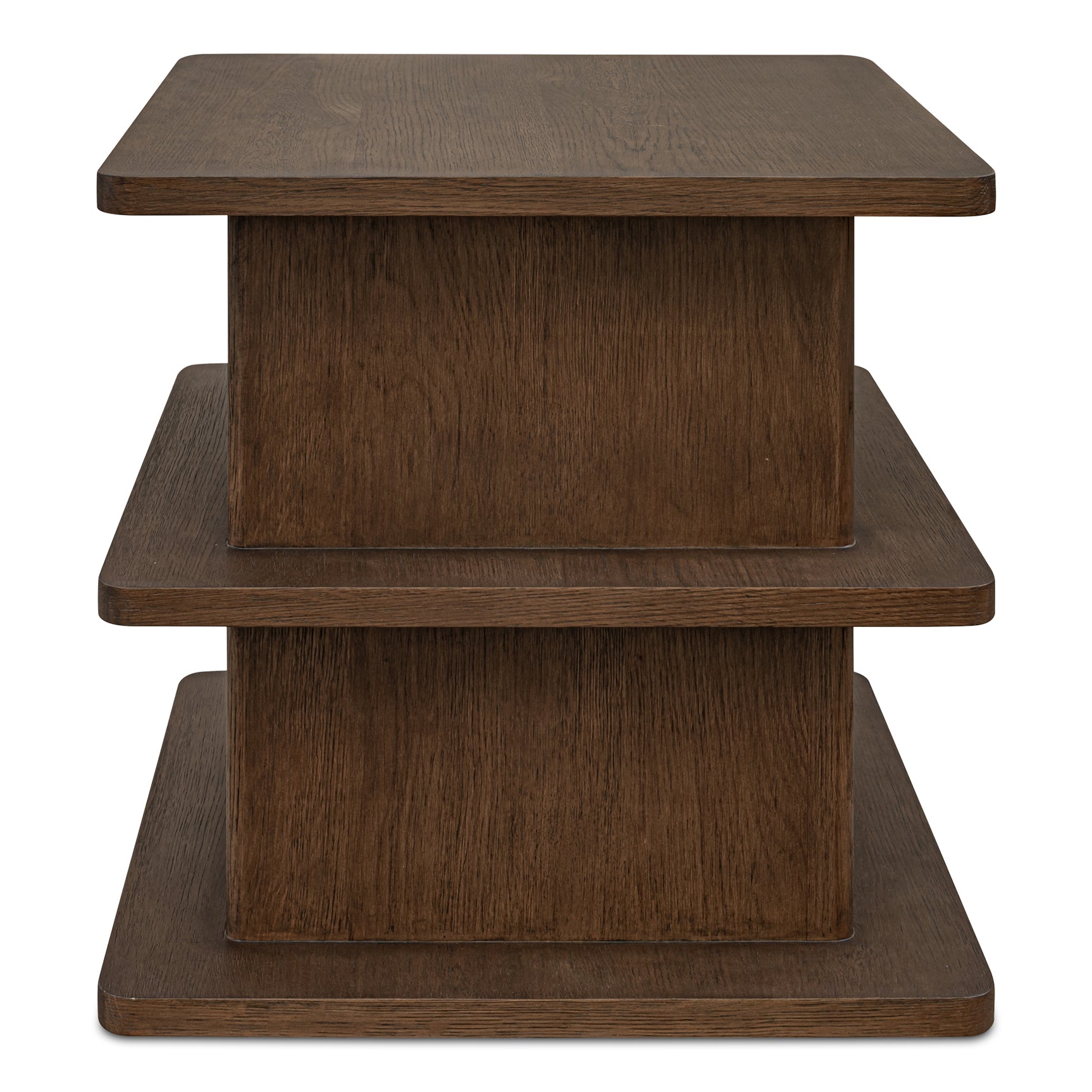 Casey Dark Brown Side Table - Ornate Home