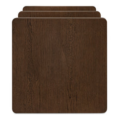 Casey Dark Brown Side Table - Ornate Home