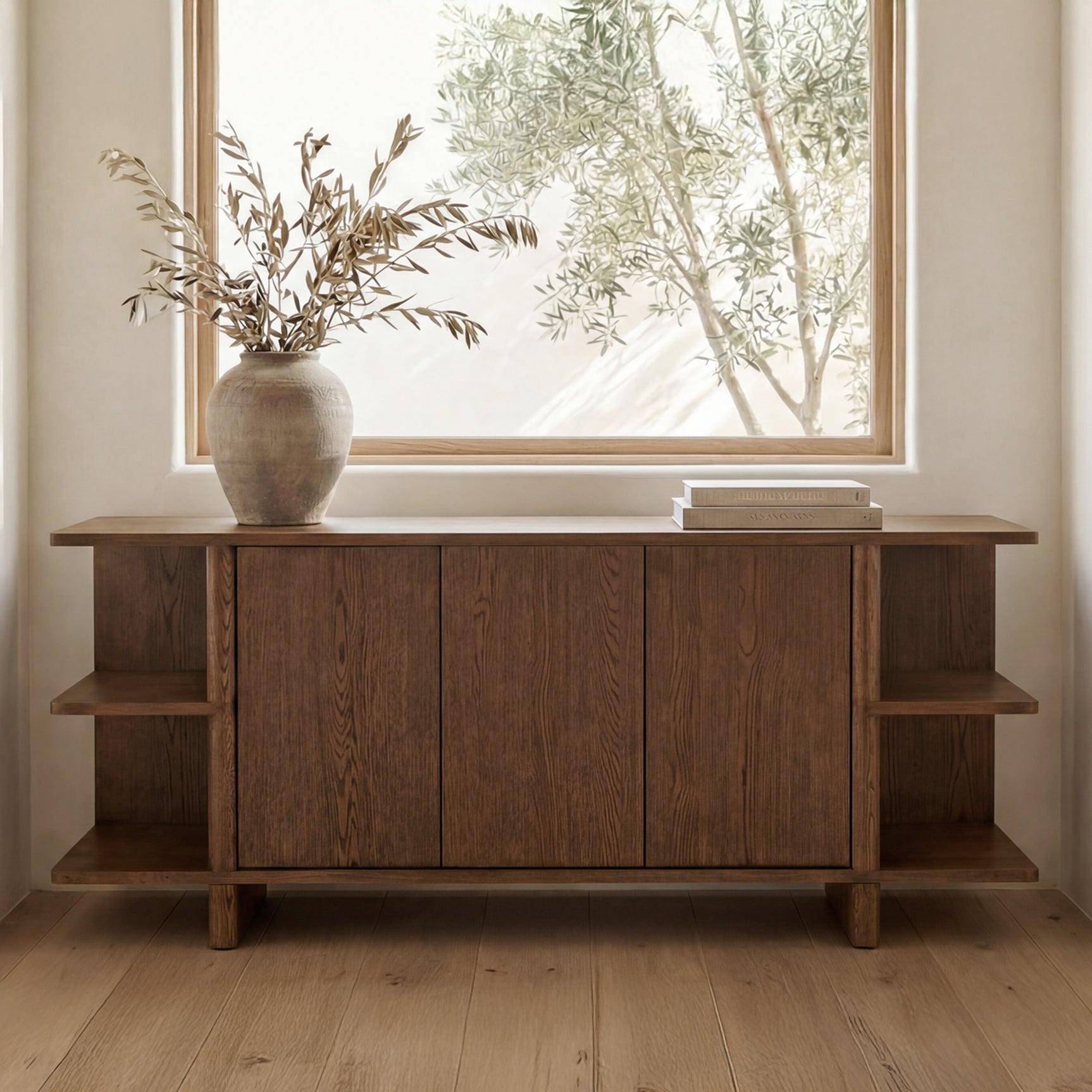 Casey Dark Brown Sideboard - Ornate Home