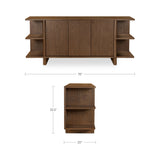 Casey Dark Brown Sideboard - Ornate Home