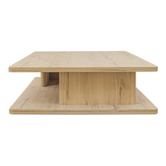 Casey Rustic Oak Large Coffee Table - Ornate Home