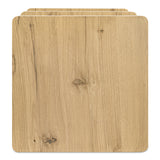 Casey Rustic Oak Side Table - Ornate Home